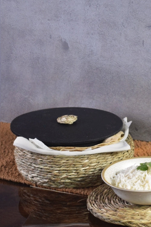 Kadam HaatHandmade Sabai Grass Roti Box - Natural