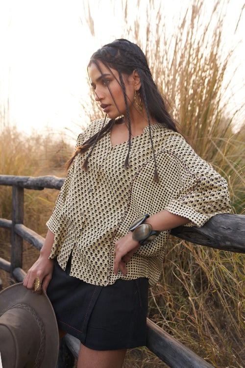 Dharan "Black Kaju Shirt"