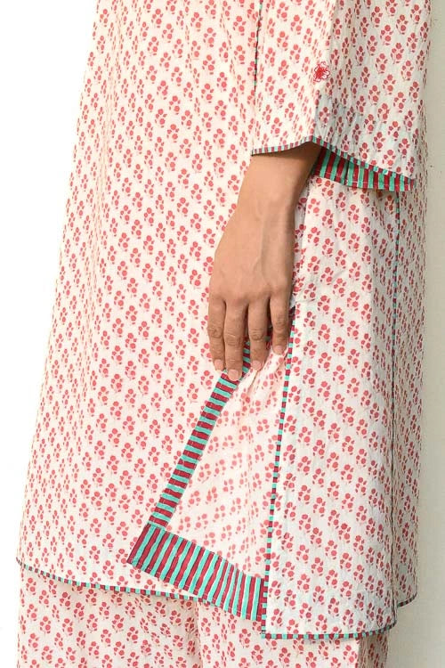 Dharan "Noor Kurta Peach"