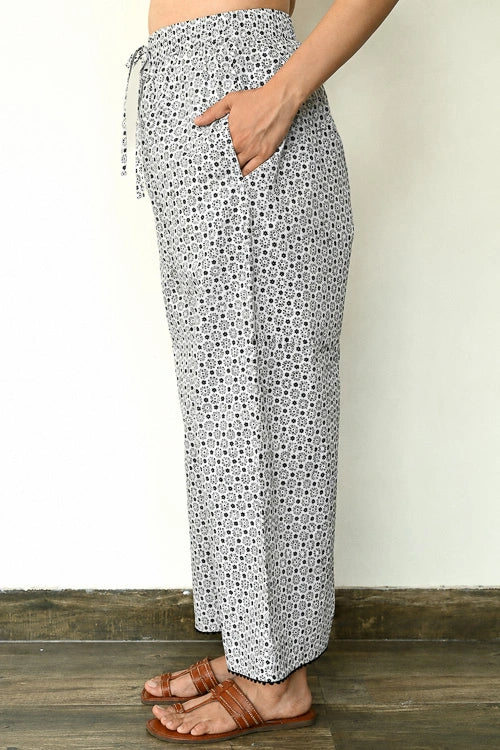 Dharan "Tira Pant Black & White"