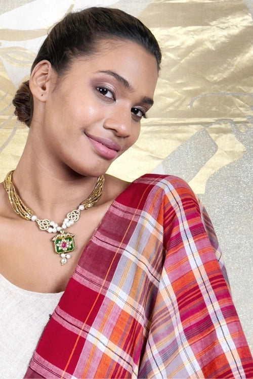 Mayabazaar 'Statement' Handwrapped Bindiya Necklace