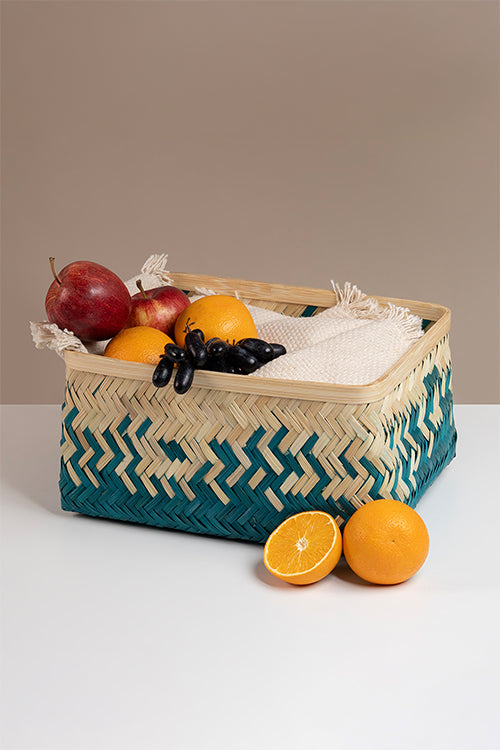 Greenkraftpearl Handcrafted Bamboo Tray - Set Of 2