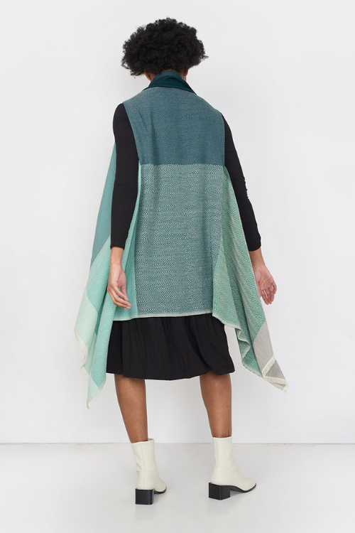 Fifth Origins Versatile Handwoven Cape/ Poncho Infinity Aurora