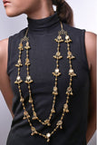 Miharu Glamorous Ghungroo Brass Necklace