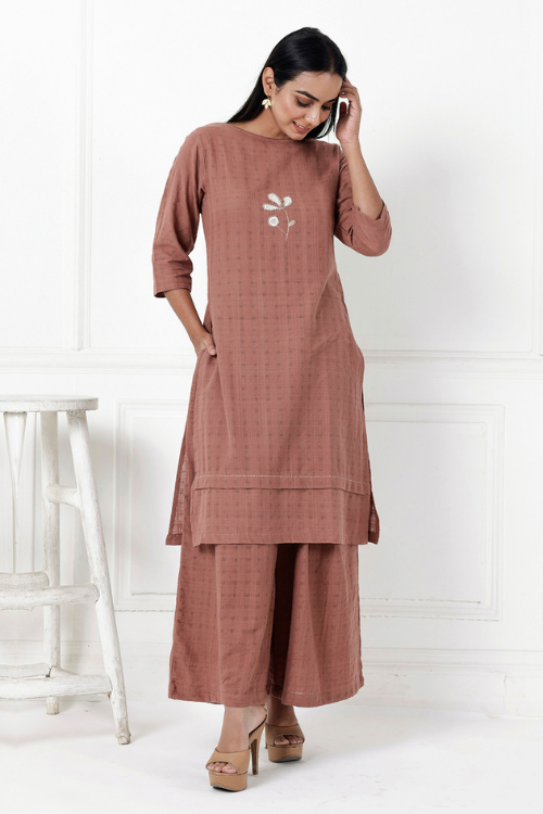 Bebaak Coco Tulip  Handwoven Tunic Set