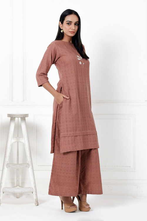 Bebaak Coco Tulip  Handwoven Tunic Set