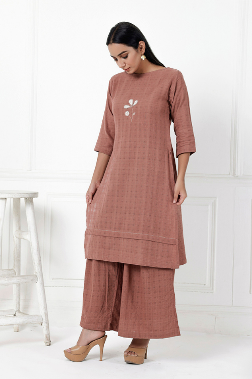 Bebaak Coco Tulip  Handwoven Tunic Set