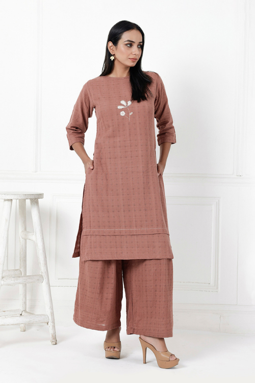 Bebaak Coco Tulip  Handwoven Tunic Set