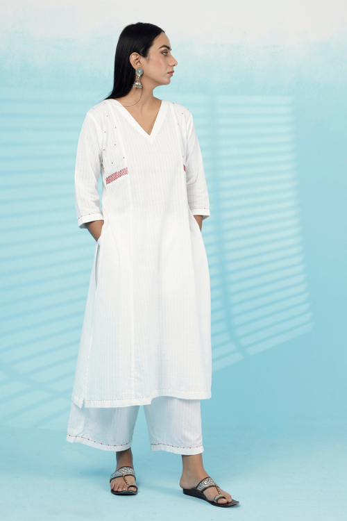 Bebaak Aarohi Handwoven Kurta Set