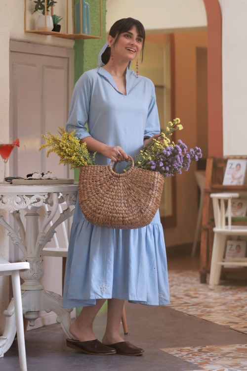 Bebaak Megha Handwoven Flounce Dress