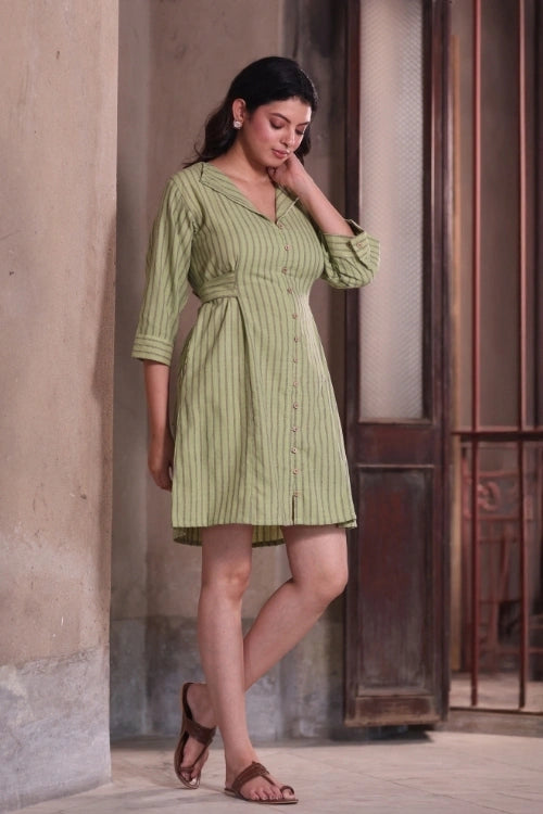 Bebaak Dhaani Handwoven Shirt Dress
