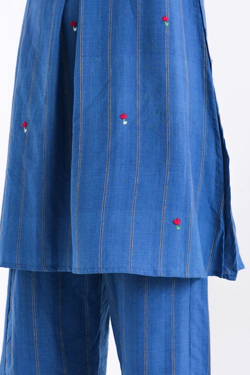 Bebaak Ira Hand Embroidered Pure Cotton Kurta Set For Women Online