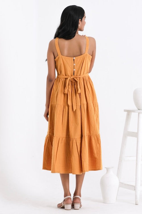 Bebaak Amara Flare Pure Cotton Hand Embroidered Dress