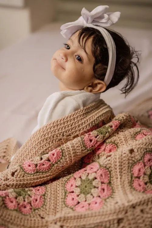 Samoolam Blush Bloom Blanket