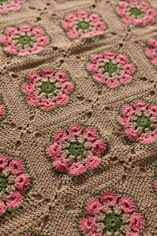 Samoolam Blush Bloom Blanket