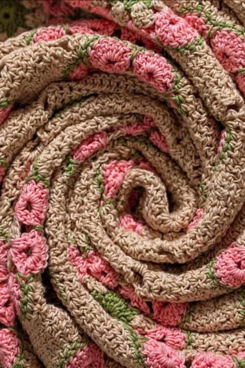 Samoolam Blush Bloom Blanket