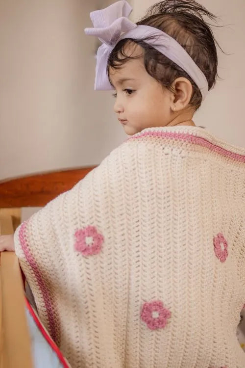 Samoolam Pink Posy Blanket