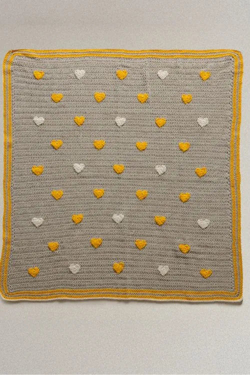 Samoolam Little hearts blanket