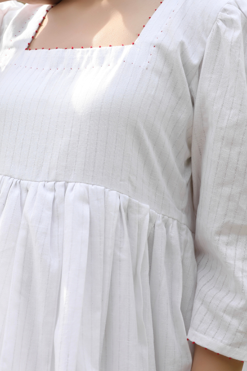 Bebaak Paloma Floral Handpainted & Handwoven Dress