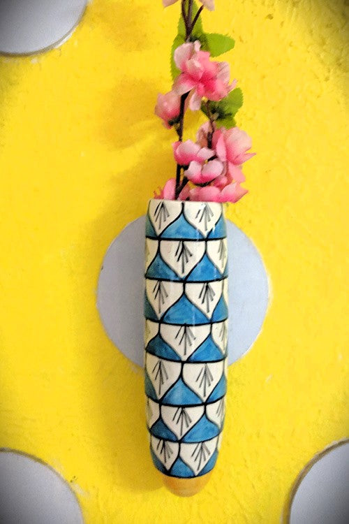 jaipur ceramic pot planter Terracotta by Sachii Jaipur Blue Pottery Wall Planter White – Okhaistore