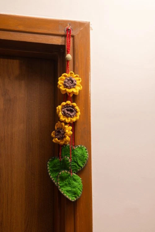 Samoolam Surajmukhi Door Side Hanging (Set Of 2)
