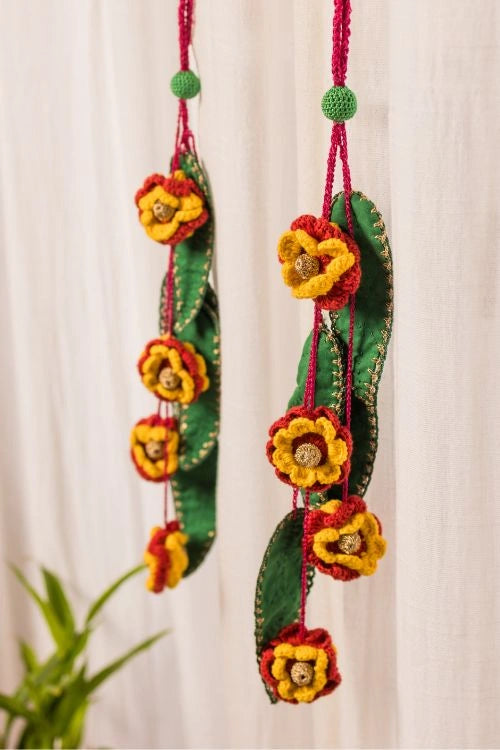 Samoolam Utsav Door Side Hanging (Set Of 2)
