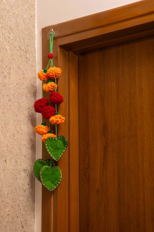 Samoolam Genda Gul Door Side Hanging (Set Of 2)