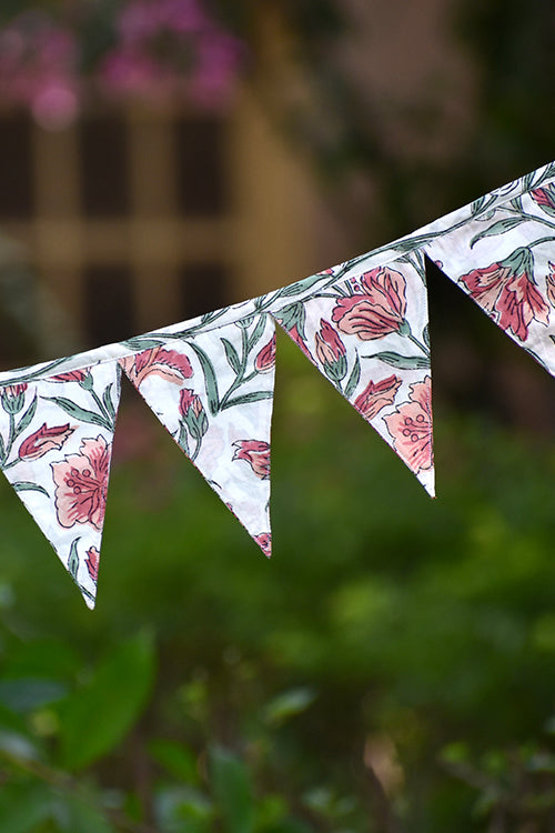 Okhai 'Trinkets' Hand Block Printed Cotton Bunting
