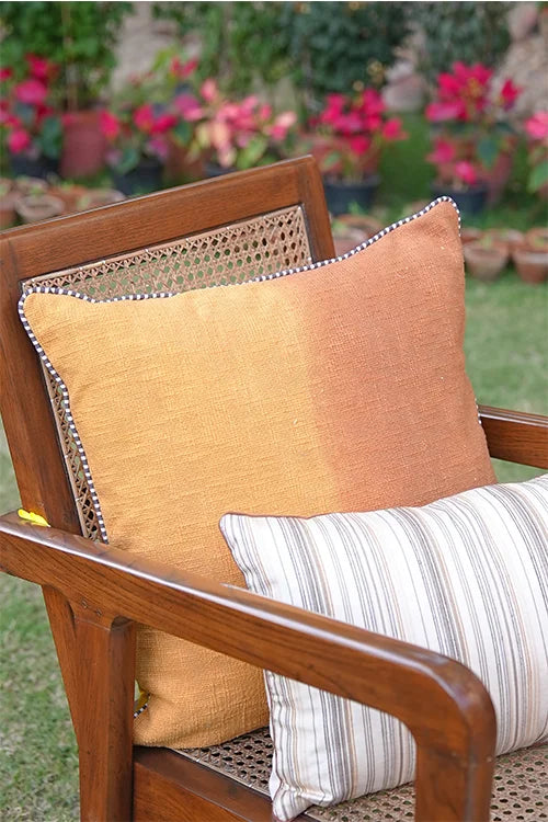 Onset Homes Eclipse Ombre Mustard Cushion Cover