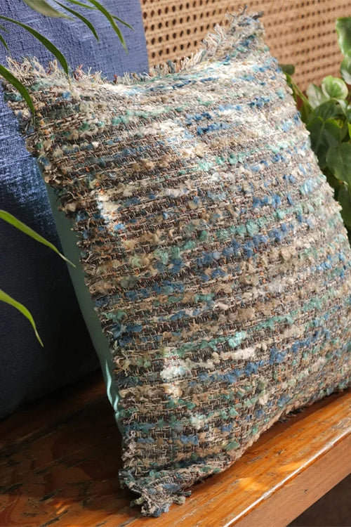 Onset Homes Enlaced Prussian Cushion Cover