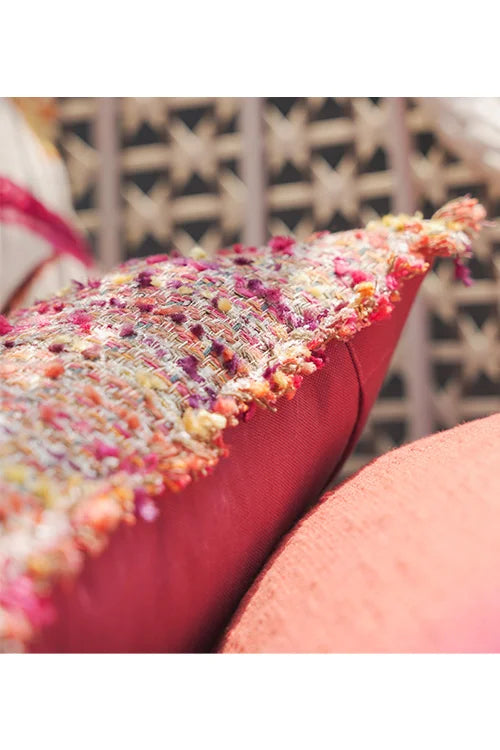 Onset Homes Enlaced Fuchsia Cushion Cover