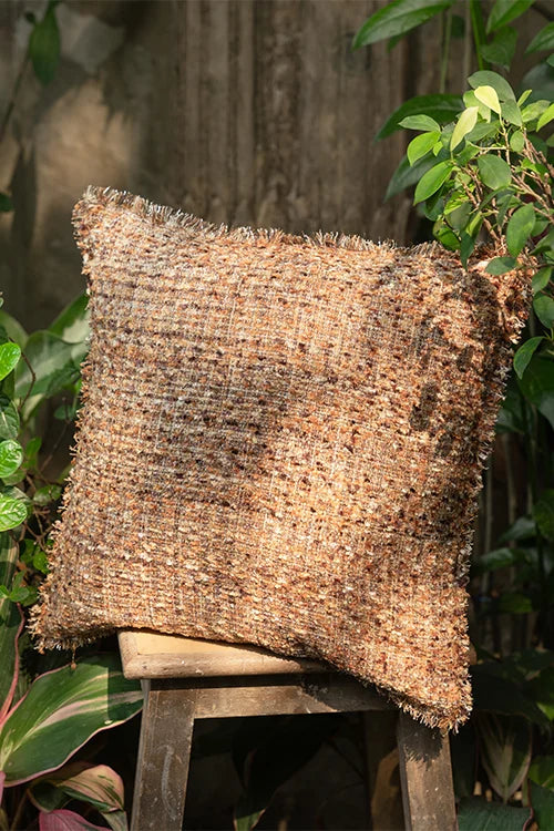 Onset Homes Flek Amber Handwoven Cushion Cover