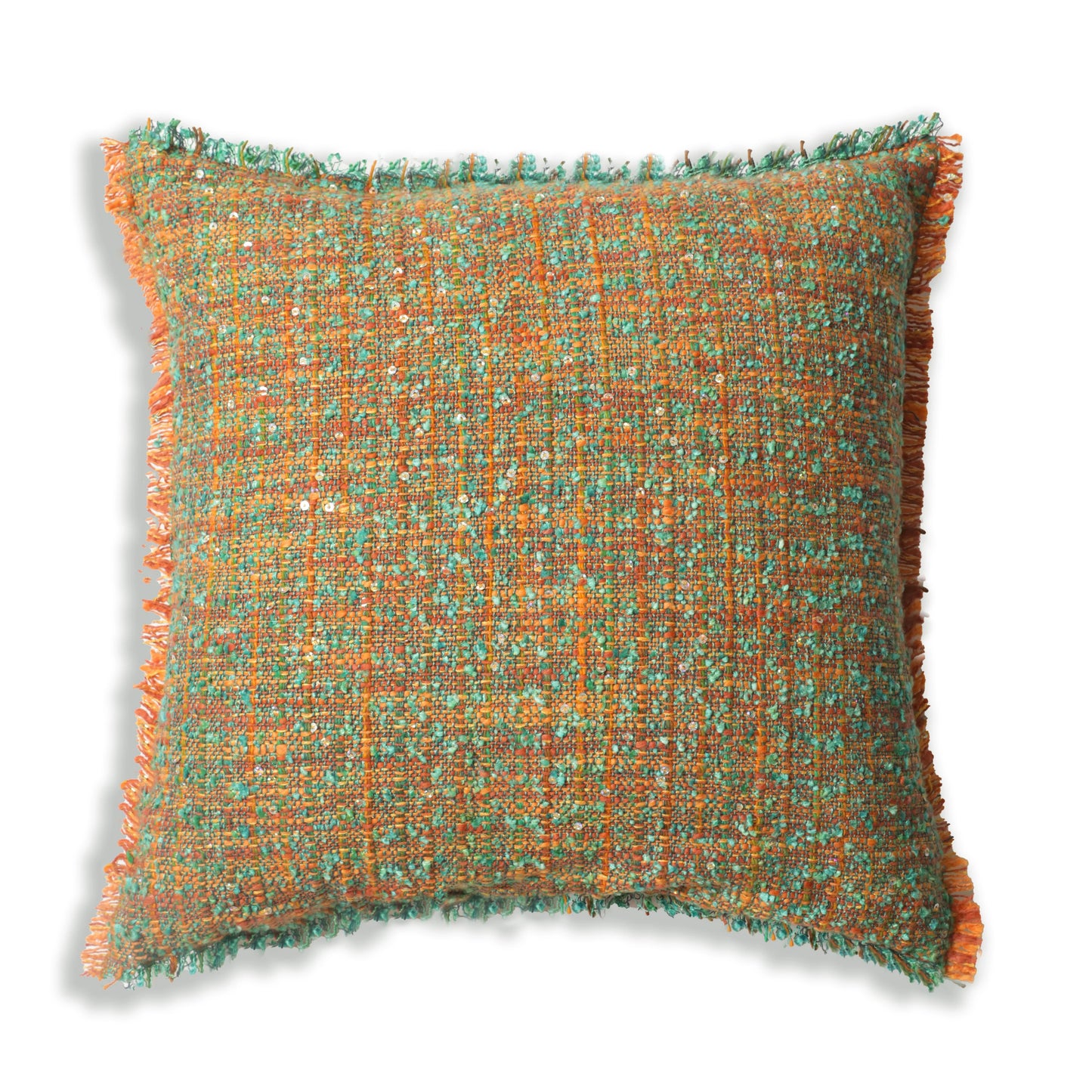 Onset Homes Khwab Handwoven Cushion Rust