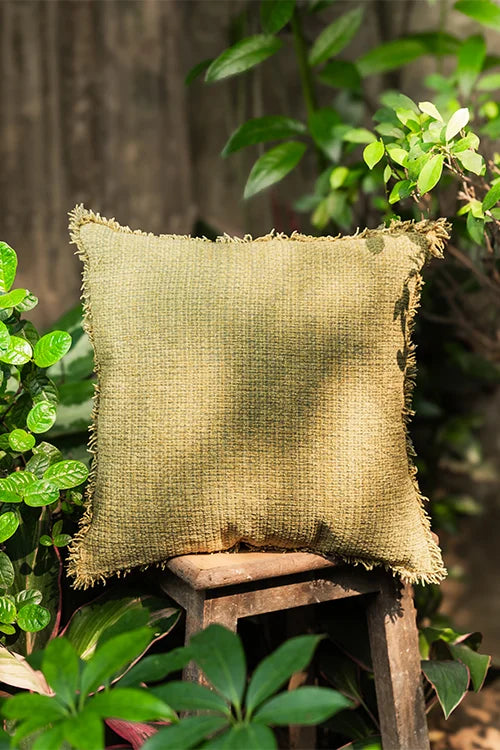 Onset Homes Nomad Textured Lime Cushion Cover