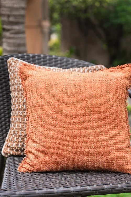 Onset Homes Nomad Textured Rust Cushion Cover