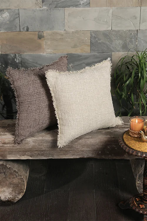 Onset Homes Sukoon Off White Cushion Cover