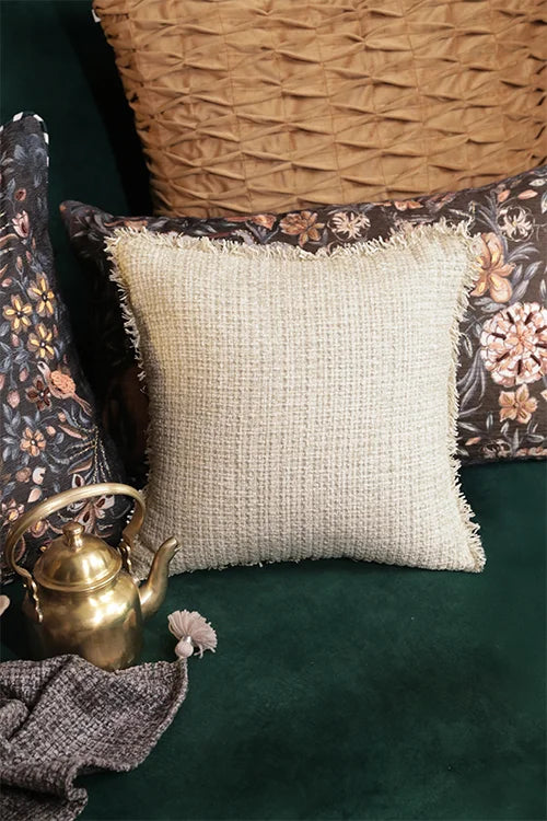 Onset Homes Sukoon Off White Cushion Cover