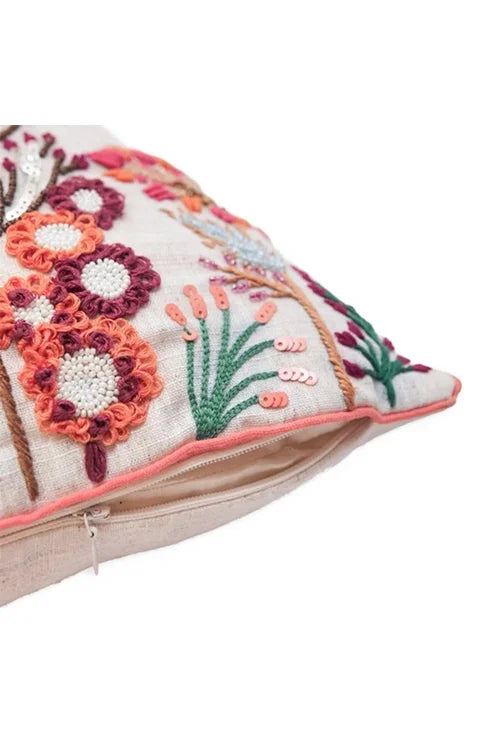 Onset Homes Summer Breeze Hand Embroidery Cushion Cover