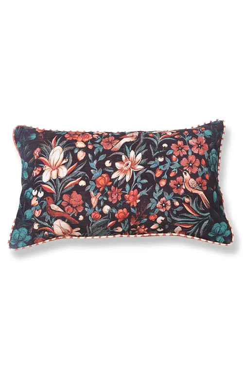 Onset Homes Waadi Chenile Rust Cushion Cover Without Embroidery