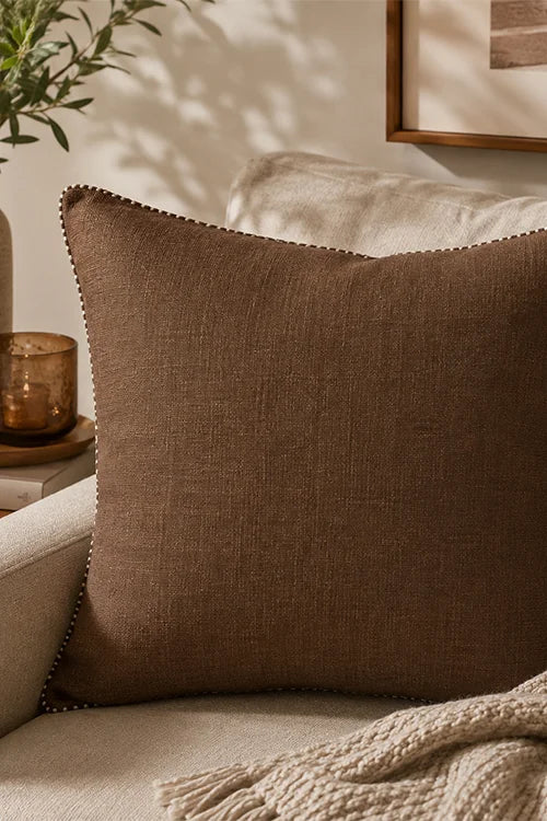 Onset Homes Woven Haven Brown Cushion Cover