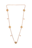 Miharu Cherry Blossom Brass Necklace