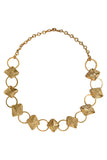 Miharu Intricate Charms Brass Necklace