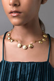 Miharu Embossed Beauty Handmade Brass Necklace Online