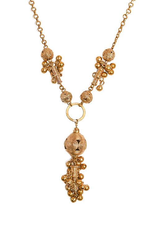 Miharu Dainty Delight Brass Necklace