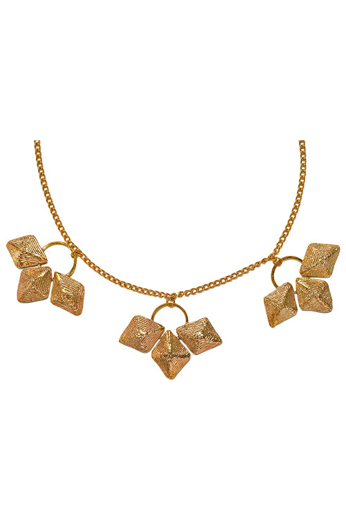 Miharu Jasmine Brass Necklace