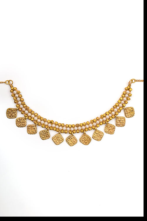 Miharu Dokra Charm Collar Legacy Necklace