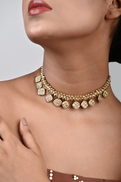 Miharu Dokra Charm Collar Legacy Necklace
