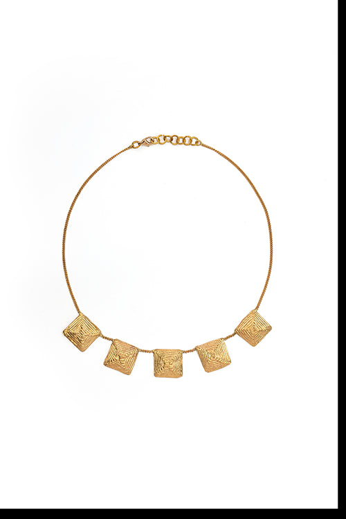 Miharu Vritti Dhokra Necklace