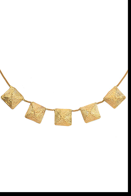 Miharu Vritti Dhokra Necklace