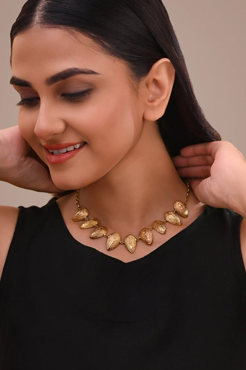 Miharu Ila Dhokra Necklace